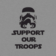 Support Our Troops T-shirt - busted tees, stevefig.com, bustedtees.com